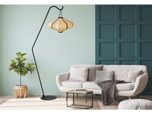 Lantaarn Nextime Lumi 60 cm stof creme