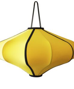 Lantaarn Nextime Lumi 60 cm stof geel