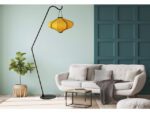 Lantaarn Nextime Lumi 60 cm stof geel