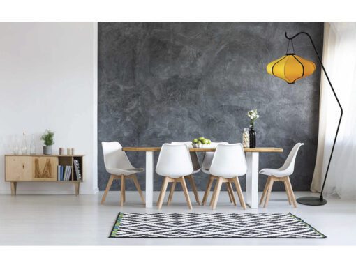 Lantaarn Nextime Lumi 60 cm stof geel