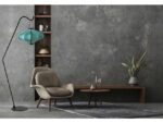 Lantaarn Nextime Lumi 60 cm stof turqoise