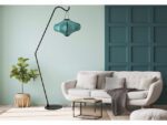 Lantaarn Nextime Lumi 60 cm stof turqoise