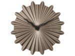 Metalen wandklok - 40cm - Stille klok - Bruin - Metaal -    NeXtime "Sunny"