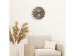 Metalen wandklok - 40cm - Stille klok - Bruin - Metaal -    NeXtime "Sunny"
