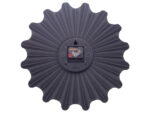 Metalen wandklok - 40cm - Stille klok - Bruin - Metaal -    NeXtime "Sunny"