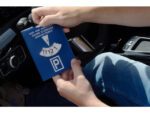 Parkeerschijf Kangaro blauw 15x11cm (conform BE wetgeving)