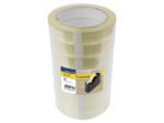 Plakband Raadhuis 25mm x 66m PP transparant krimp a 8 rol