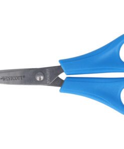 Schaar Westcott Kids 13cm RH kunstst. spitse punt blauw in  zak