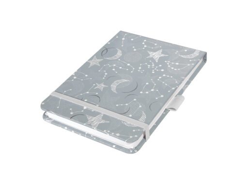 Schetsblok Jolie Beauty A6 COSMIC FANTASY GREY punt-gelijnd 158pag 100gr HC