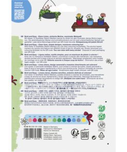 waterbestendig en droogt snel. De doppen en de houders van de sketchmarkers zijn gemaakt van 100% gerecycled materiaal en kunnen kleurvariaties vertonen door de productie. Via de QR-code op de verpakking kun je een kleurplaten downloaden die moeiteloos gemakkelijk in te kleuren zijn. Inhoud set World of Teddybears: kleurnummers