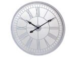 Spiegelklok - 56cm - Stille wandklok - Landelijk - Wit -    NeXtime - "Cleopatra"