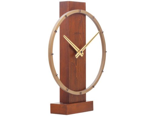 Tafelklok Nextime Carl Table 34x27cm hout bruin