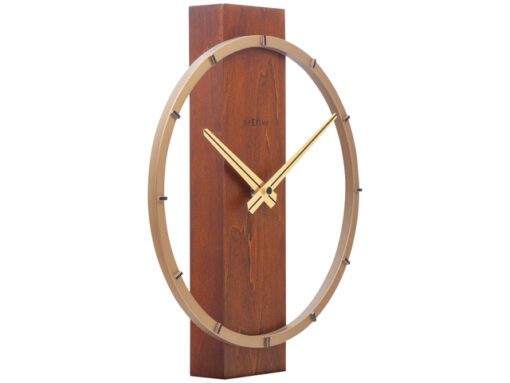 Tafelklok Nextime Carl Table 34x27cm hout bruin