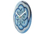 Tafelklok Nextime dia 20cm blauw glas Cosmo Blue Tafel