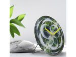 Tafelklok Nextime dia 20cm groen glas Cosmo Green Tafel