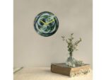 Tafelklok Nextime dia 20cm groen glas Cosmo Green Tafel
