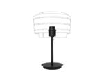 Tafellamp staander Nextime Beam 35x20 cm metaal zwart