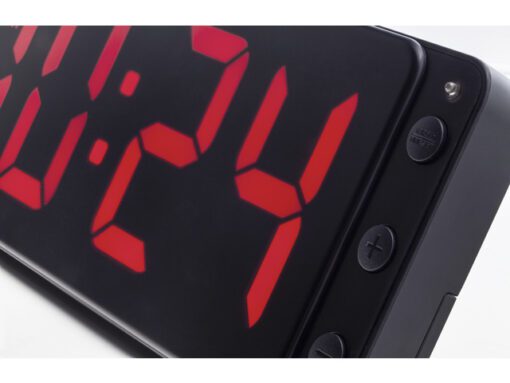 Tafel/wandklok NeXtime Digital Clock Red 27,2x10,8cm