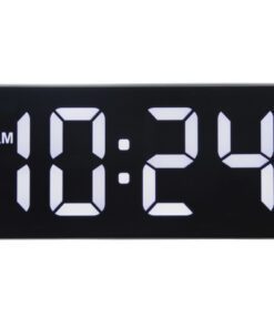 Tafel/wandklok NeXtime Digital Clock White 27,2x10,8cm