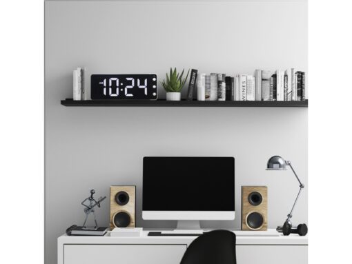Tafel/wandklok NeXtime Digital Clock White 27,2x10,8cm