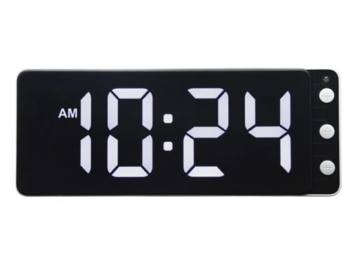Tafel/wandklok NeXtime Digital Clock White 27,2x10,8cm