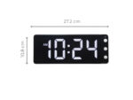 Tafel/wandklok NeXtime Digital Clock White 27,2x10,8cm