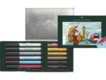 Tekenstift Faber-Castell Pitt Artist Pen Brush set 12 stuks London