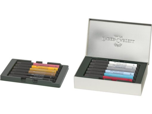 Tekenstift Faber-Castell Pitt Artist Pen Brush set 12 stuks London