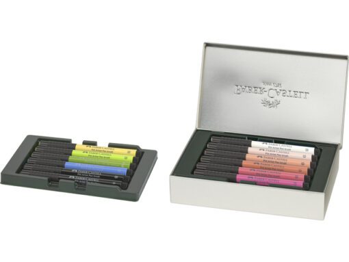 Tekenstift Faber-Castell Pitt Artist Pen Brush set 12 stuks Paris