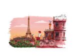 Tekenstift Faber-Castell Pitt Artist Pen Brush set 12 stuks Paris