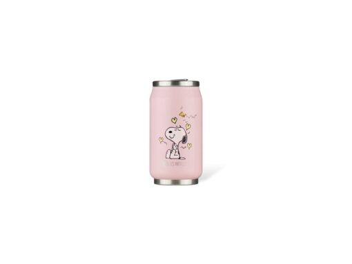 Thermosbeker Les Artistes Paris blik 280ml Enjoy Snoopy met geïntegreerd rietje