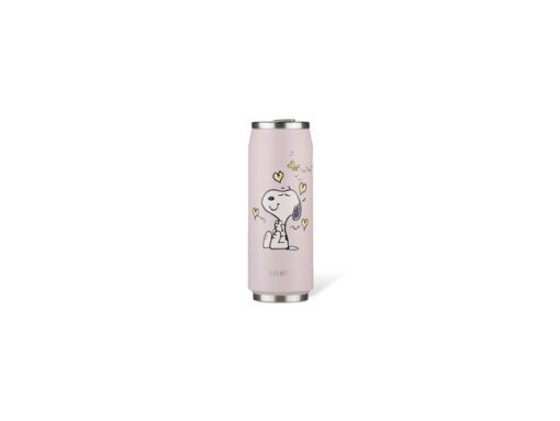 Thermosbeker Les Artistes Paris blik 500ml Enjoy Snoopy met geïntegreerd rietje