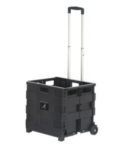 Verrijdbaar krat Kangaro 42x38 x40.5cm capaciteit 35kg zwart