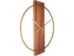 Wandklok NeXtime 50.8x58.2x4.3, hout/Steel, bruin