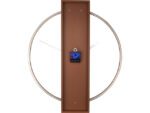 Wandklok NeXtime 50.8x58.2x4.3, hout/Steel, bruin