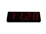 Wandklok NeXtime 51.5 x 18 x 4.5 cm, plastic, 'Big D'