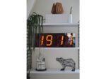 Wandklok NeXtime 51.5 x 18 x 4.5 cm, plastic, 'Big D'
