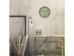 Wandklok NeXtime Berlin L 40cm kaki aluminium