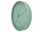 Wandklok NeXtime Berlin L 40cm mint groen aluminium