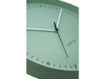 Wandklok NeXtime Berlin L 40cm mint groen aluminium