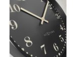 Wandklok NeXtime Dickens 30 cm zwart