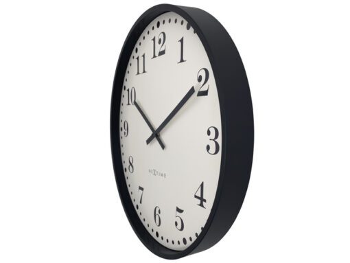Wandklok NeXtime Dickens Large 50 cm wit