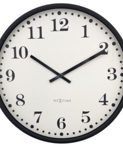 Wandklok NeXtime Dickens Large 50 cm wit