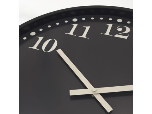 Wandklok NeXtime Dickens Large 50 cm zwart