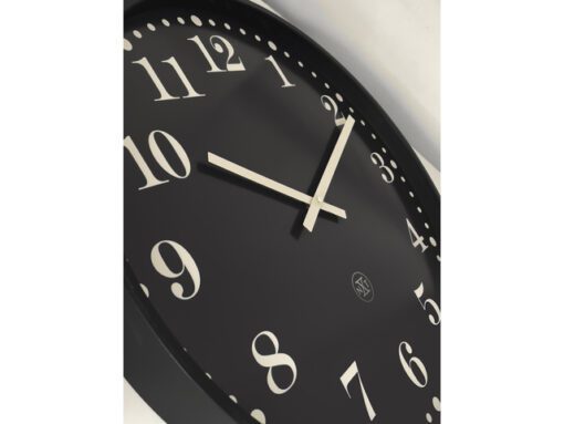 Wandklok NeXtime Dickens Large 50 cm zwart