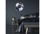 Wandklok NeXtime Marble Duo 48cm zilver metaal
