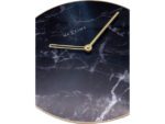 Wandklok NeXtime Marble Ø 40 cm zwart