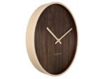 Wandklok NeXtime Oslo 30 cm bruin