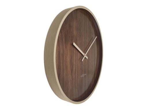 Wandklok NeXtime Oslo Large 50 cm bruin