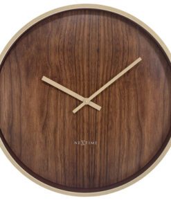 Wandklok NeXtime Oslo Large 50 cm bruin